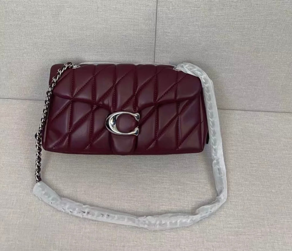 Quilted Bag burgundy