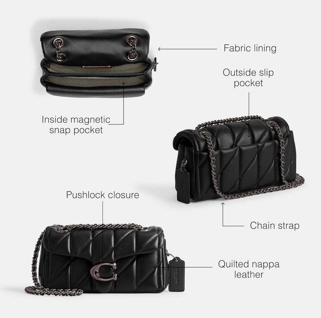 Tabby 20 Quilted Gun-Metal