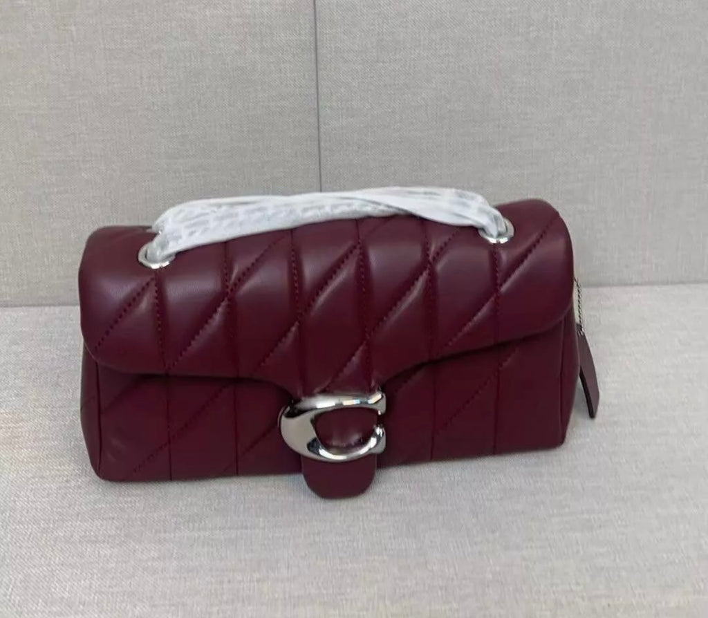 Quilted Bag burgundy