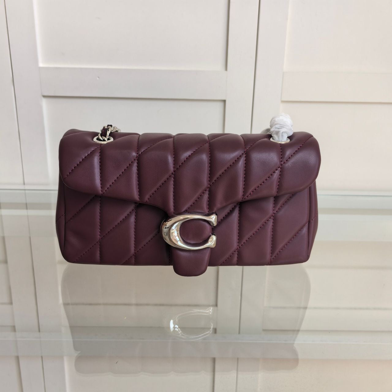 Quilted Bag burgundy