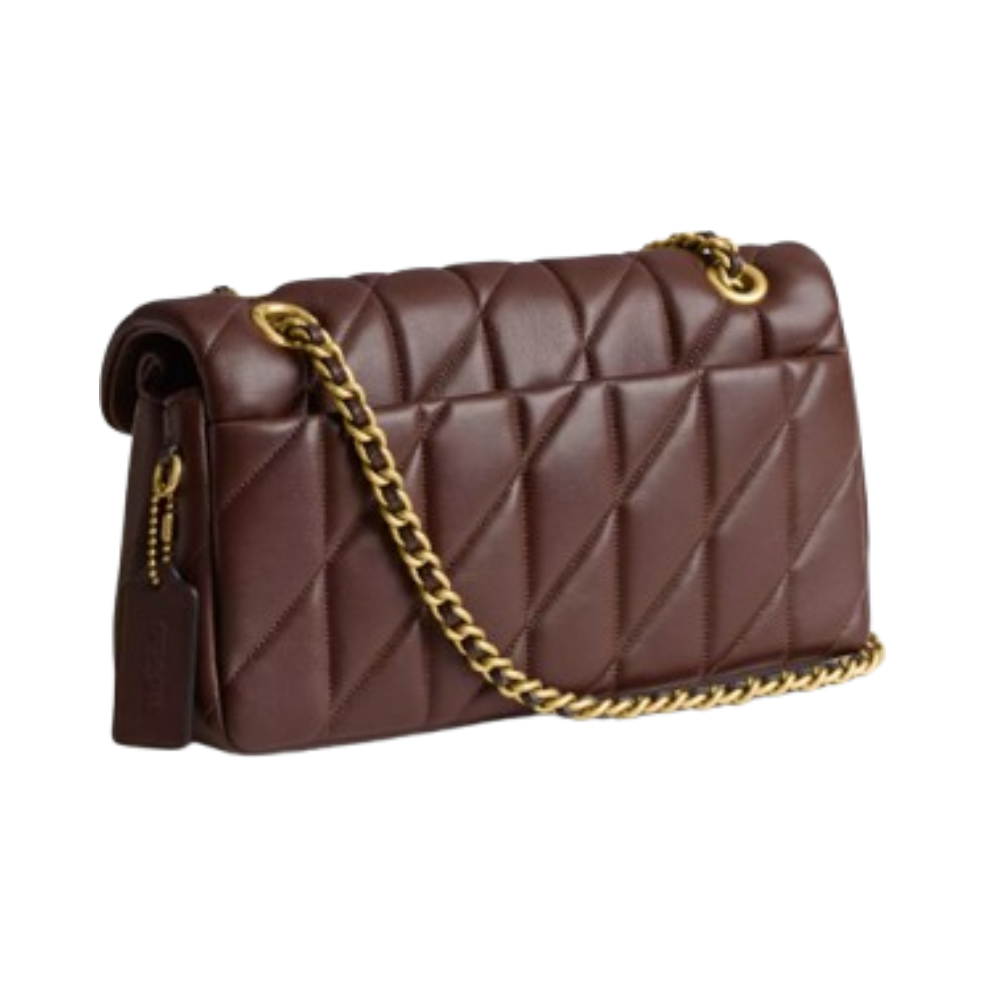 Quilted Brown & Gold