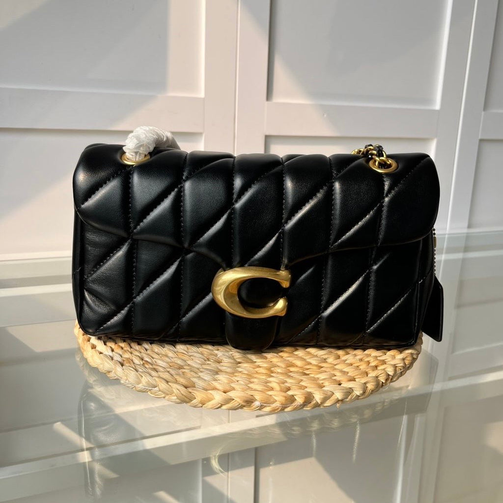 Quilted Black & Gold