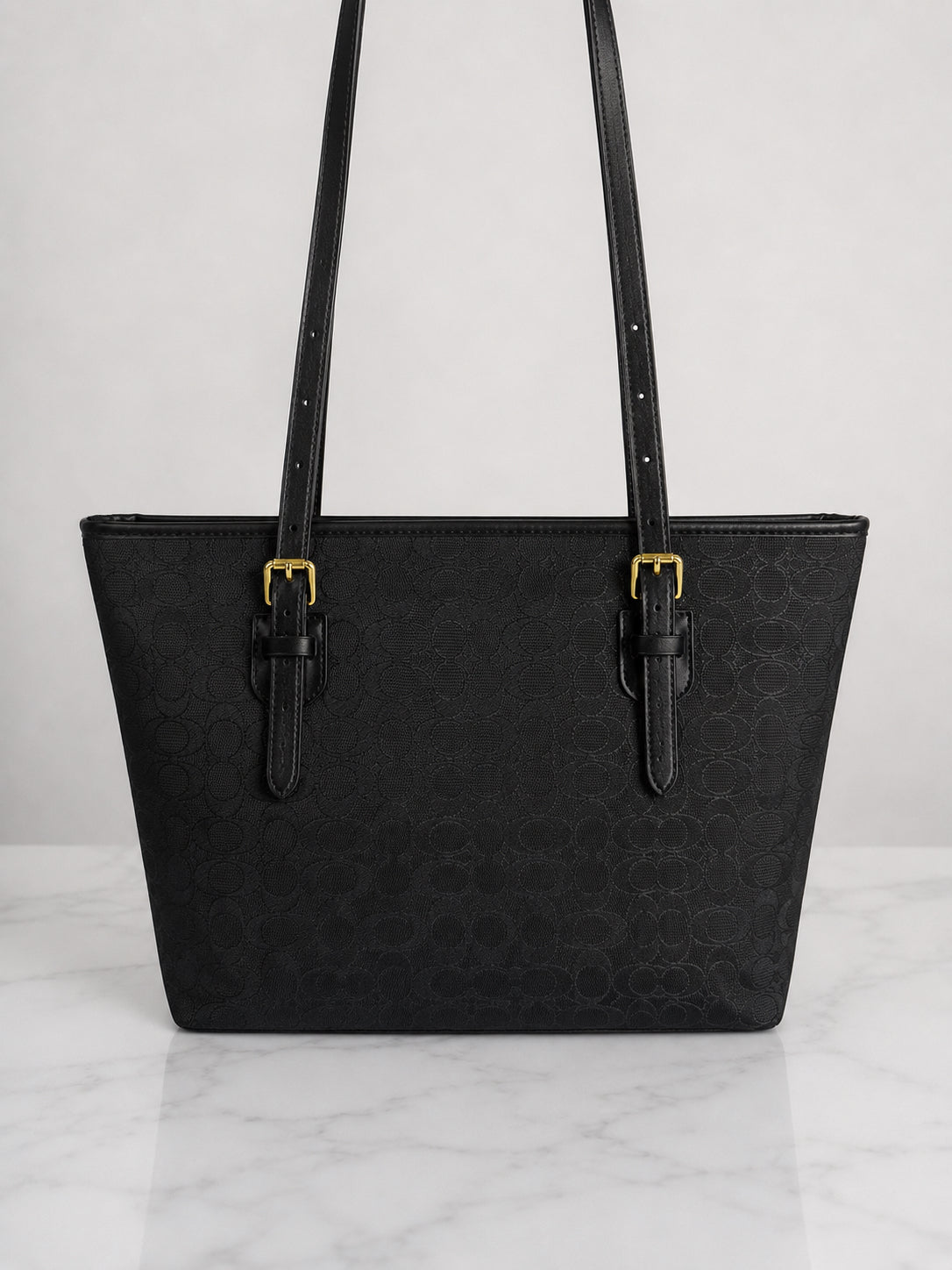 Coach tote buckle bag