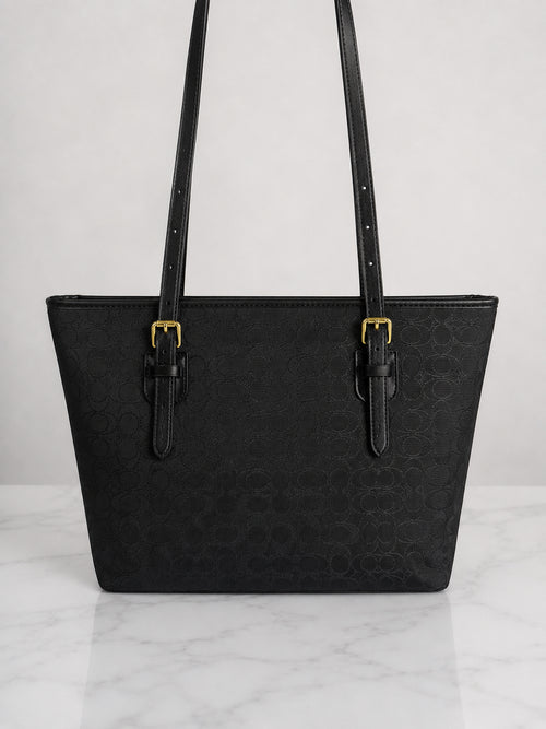 Coach tote buckle bag