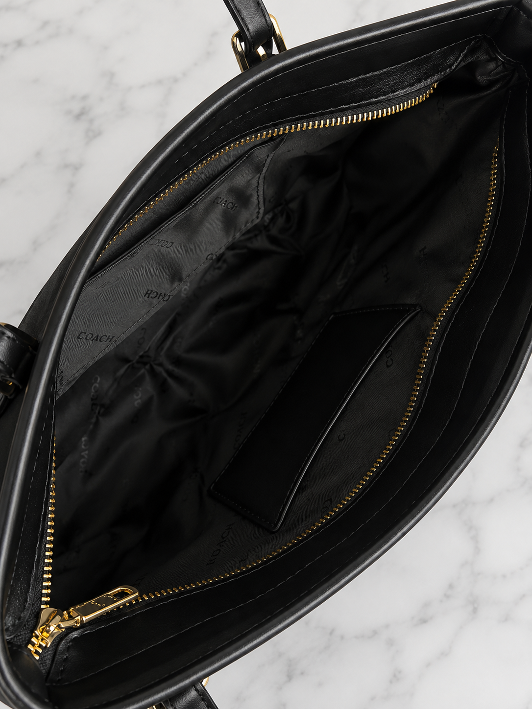 Coach tote buckle bag