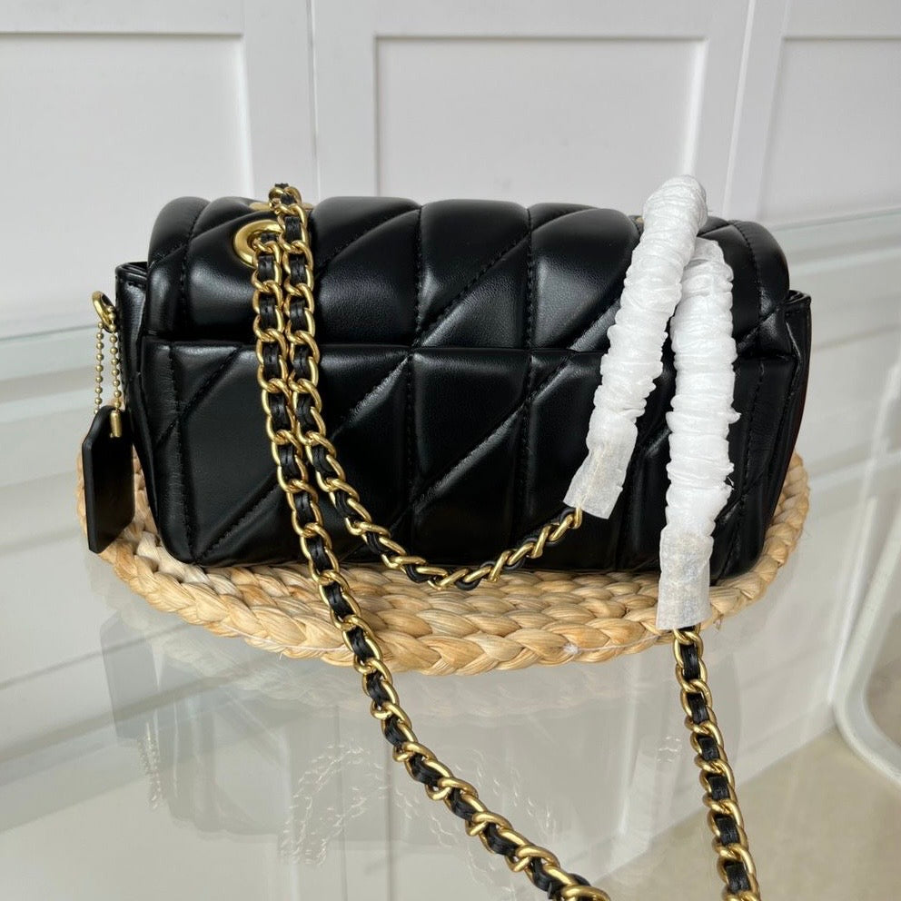 Quilted Black & Gold