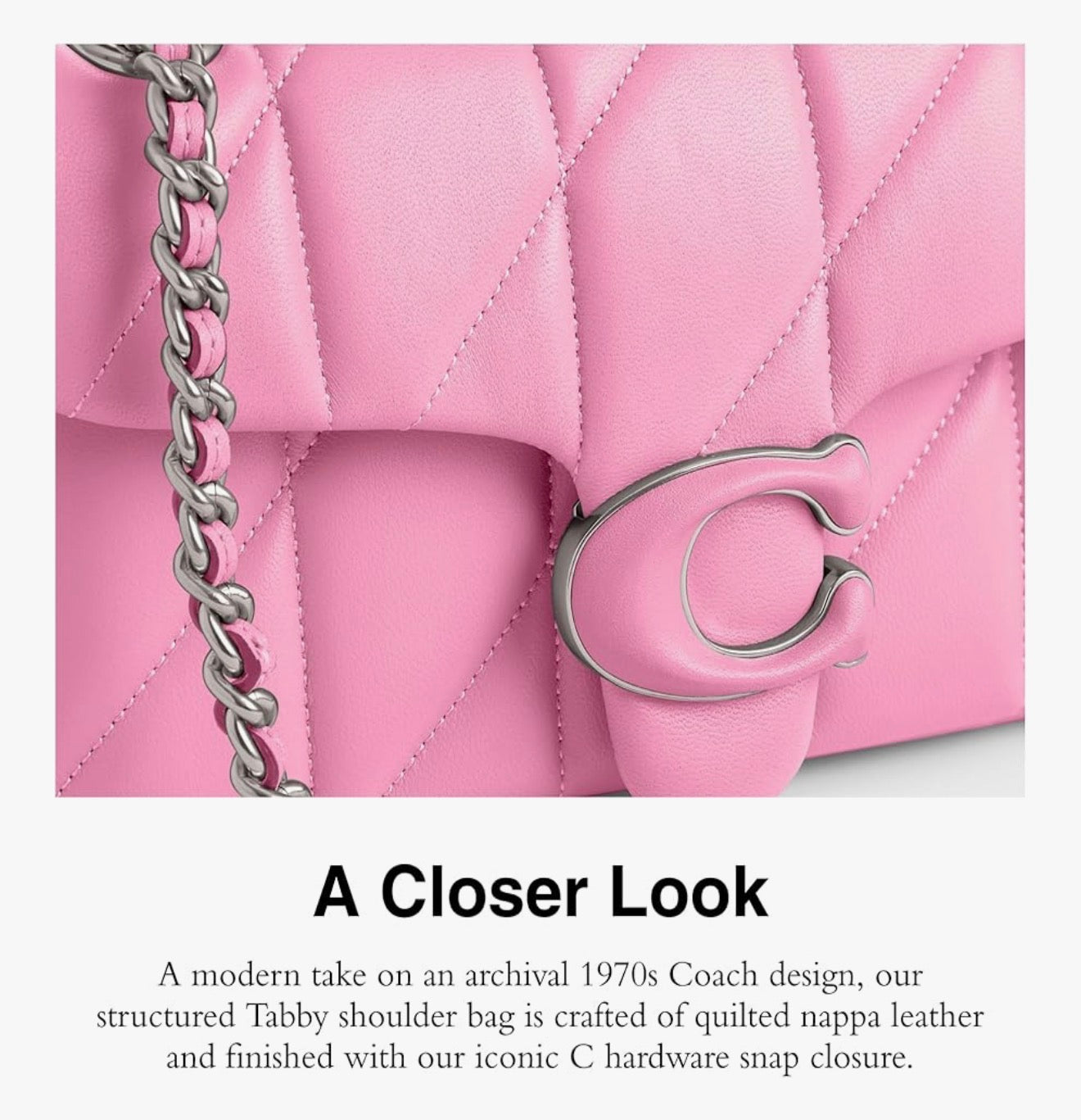 MINI Quilted Pink