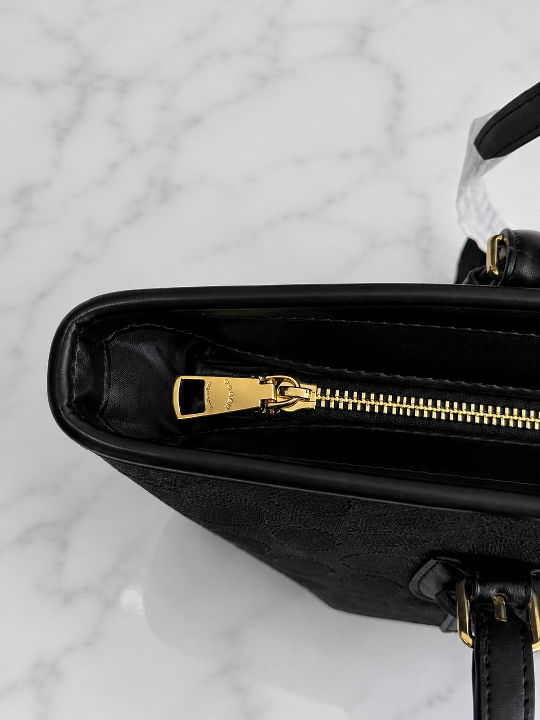 Coach tote buckle bag