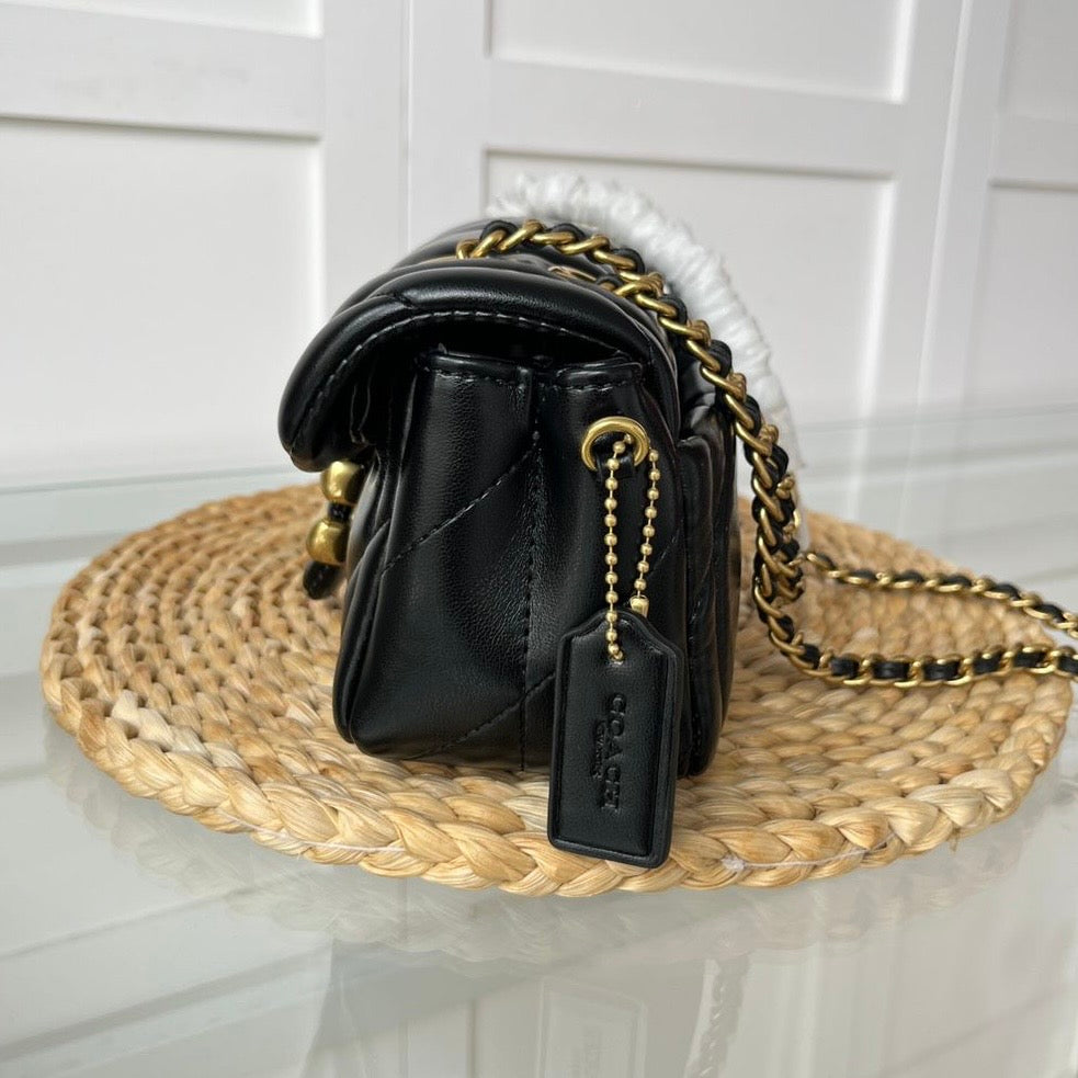 Quilted Black & Gold