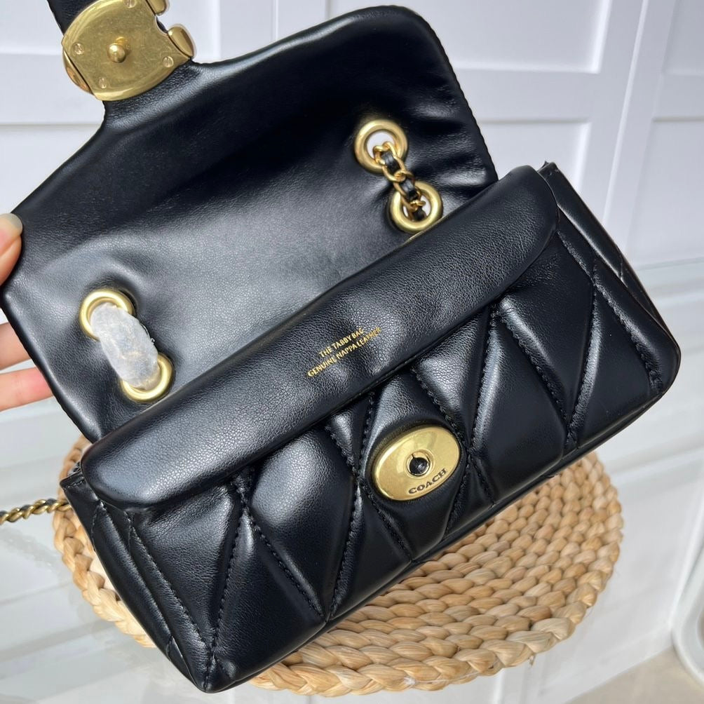 Quilted Black & Gold