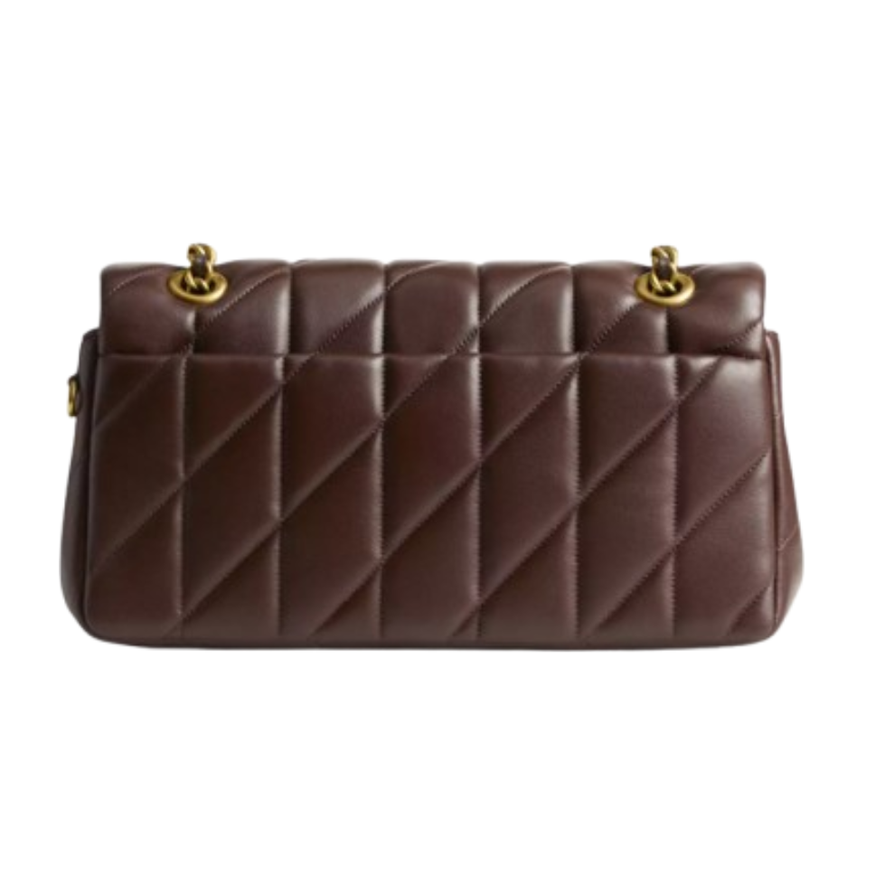 Quilted Brown & Gold