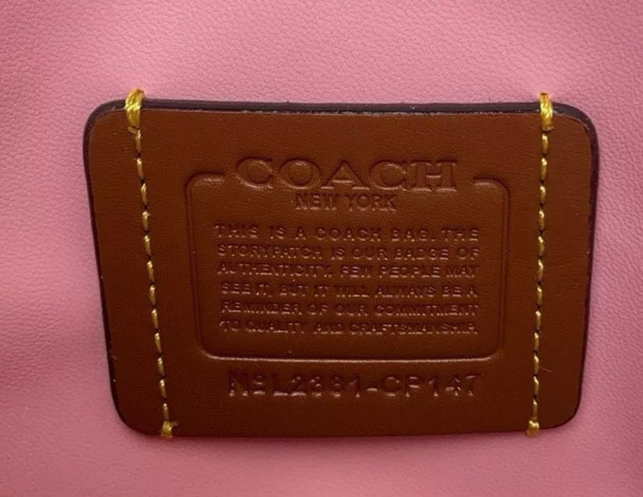 Quilted Bag Pink