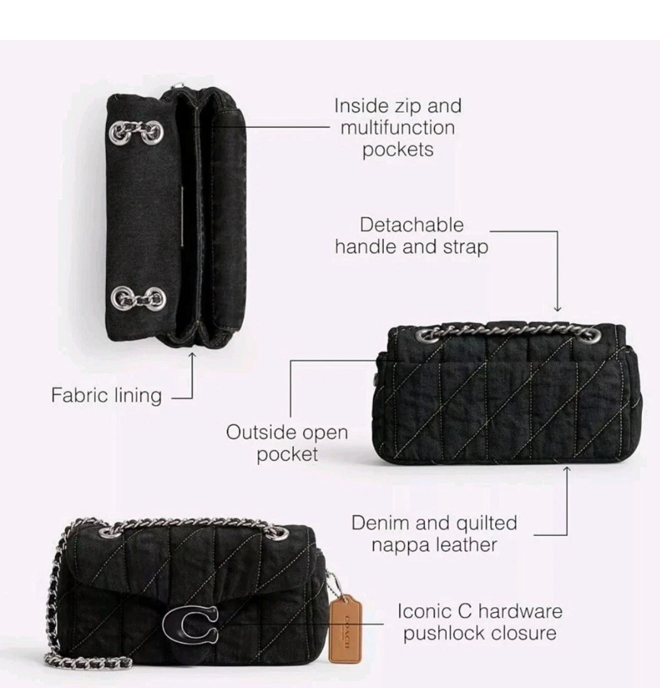 MINI Quilted Denim